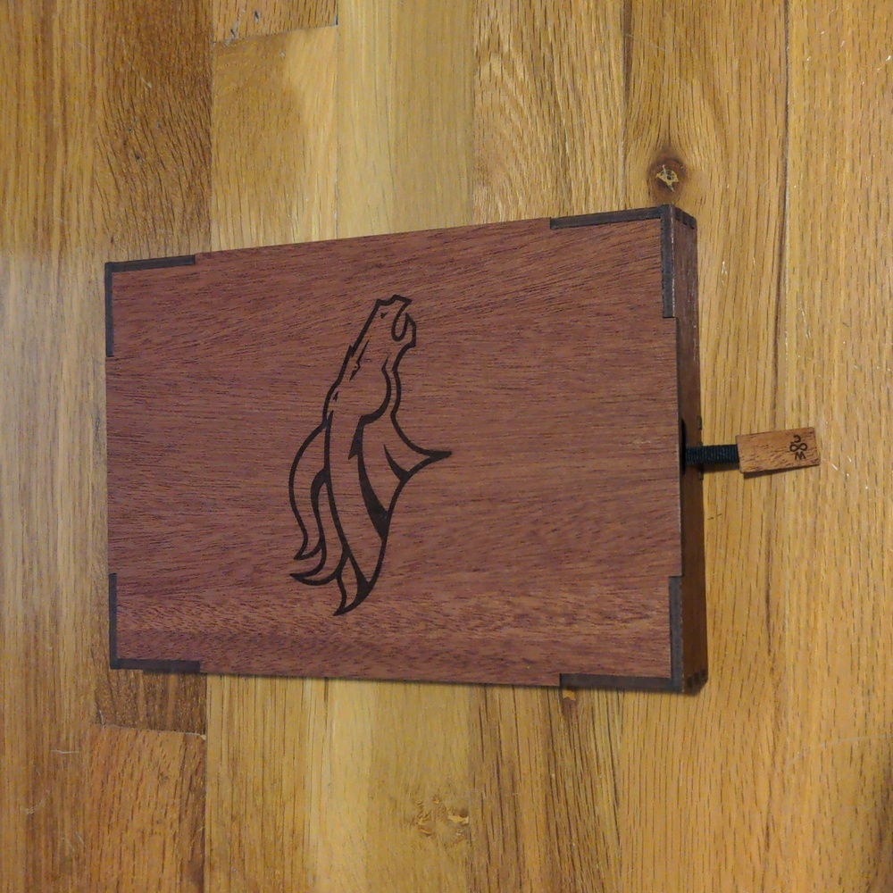 Denver Broncos WoodChuck Wood Lined Notebook Journal Diary with box
